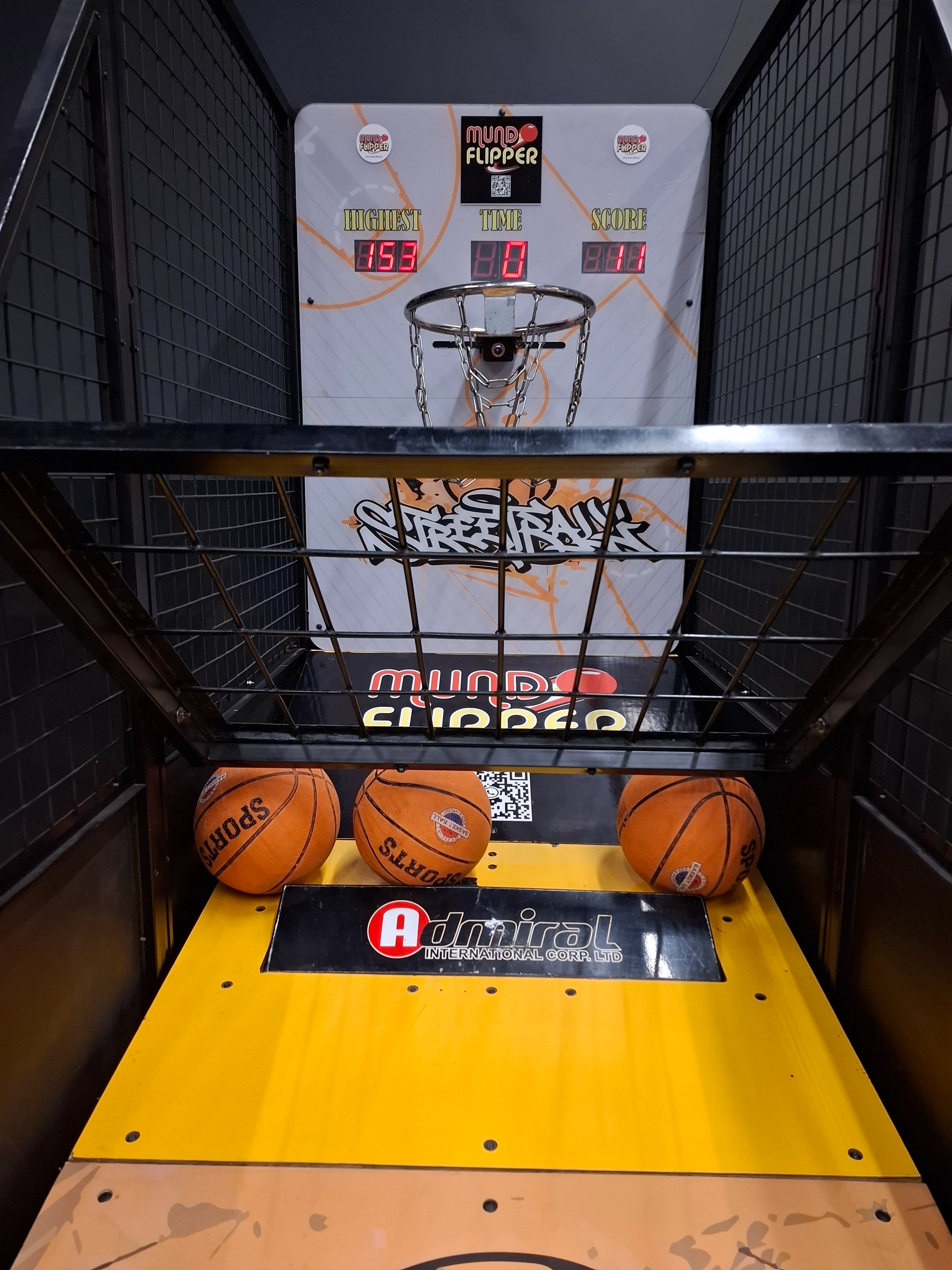 Máquina de Basketball - Vista frontal